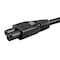 Monoprice Power Cord IEC 60320 C14 to IEC 60320 C5_ 18AWG_ 10A_ 3-Prong_ Blk_6ft 27317 - alternate 2